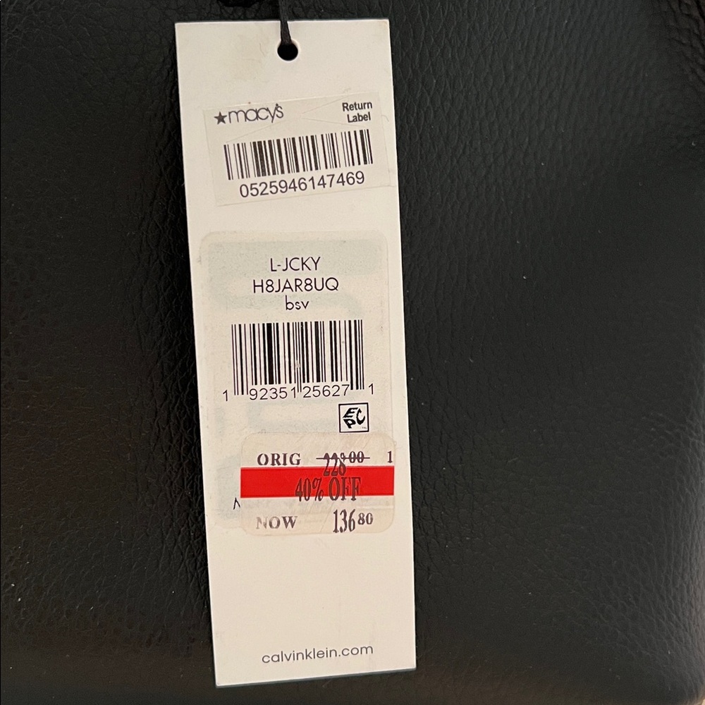 Calvin Klein Elegant Black Handbag - Picture 5 of 5